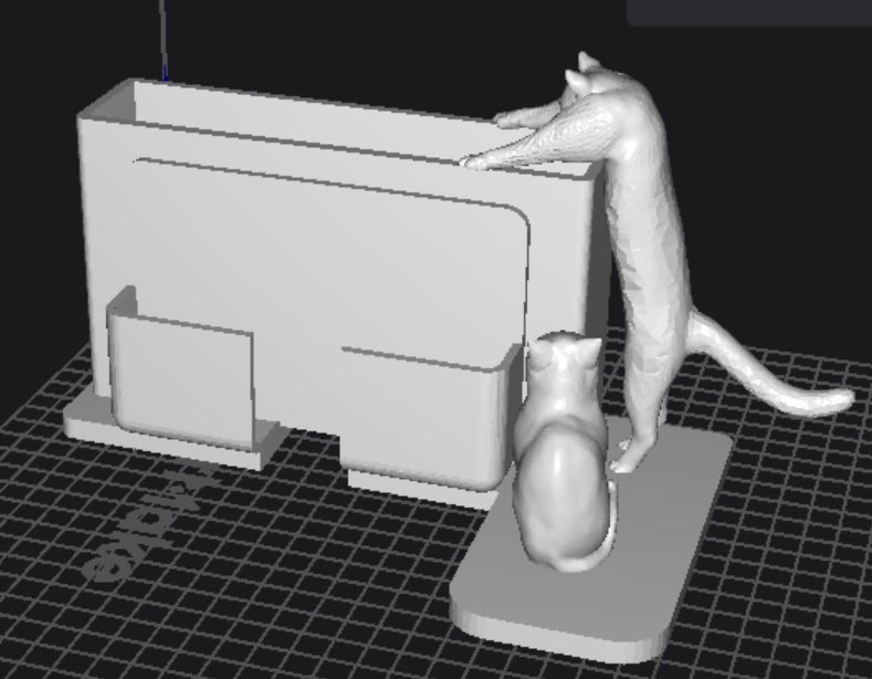 Long cat holder